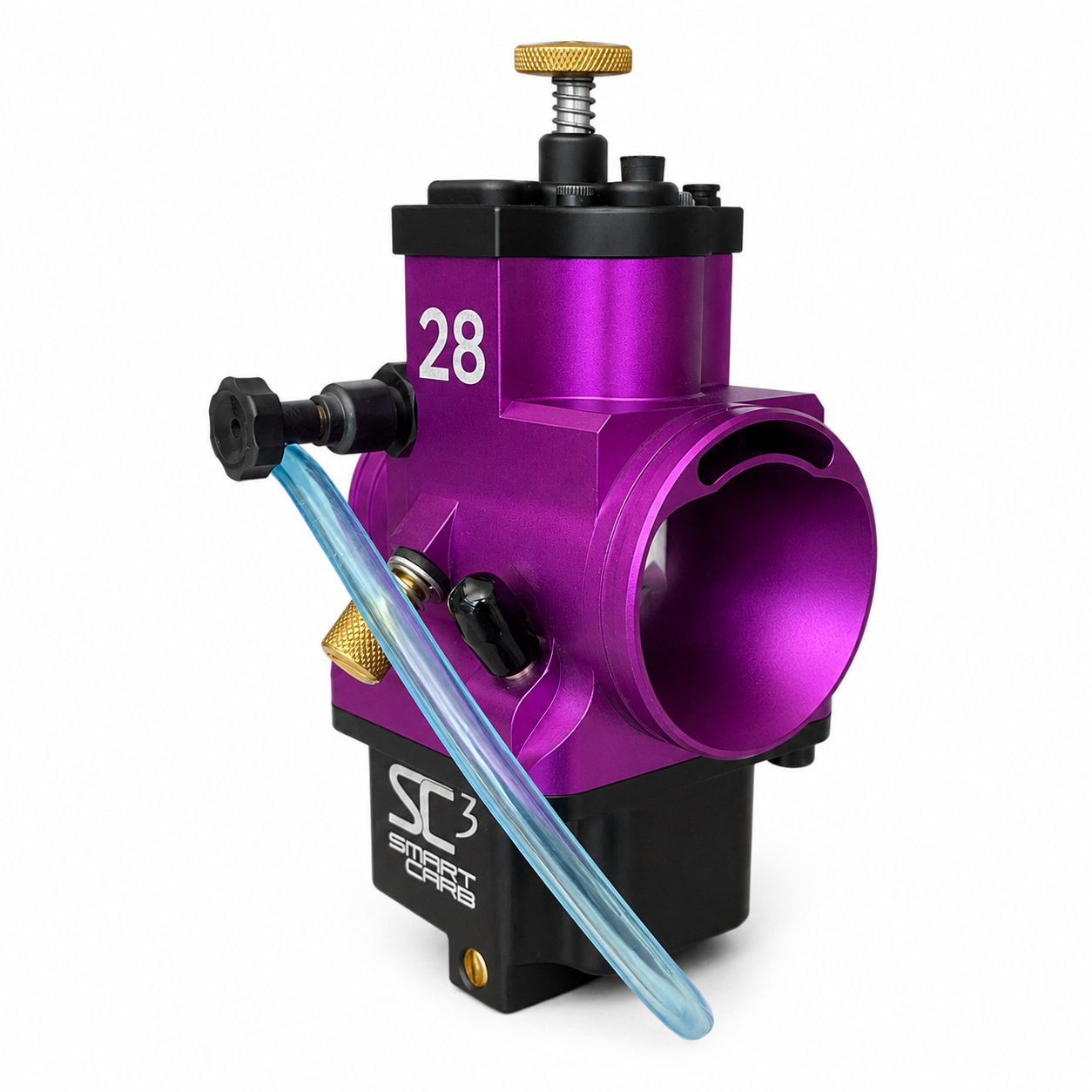 KARBURATOR SMARTCARB SC3 28MM UNGU - Gambar 3