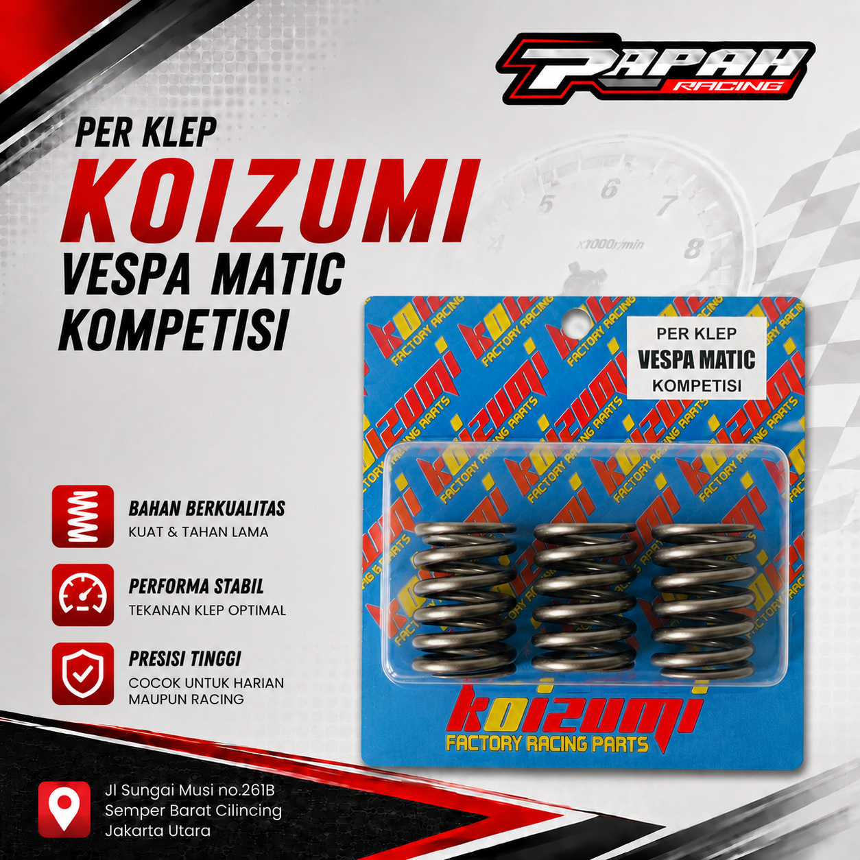 PER KLEP KOIZUMI VESPA MATIC KOMPETISI