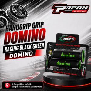 HANDGRIP GRIP DOMINO RACING BLACK GREEN
