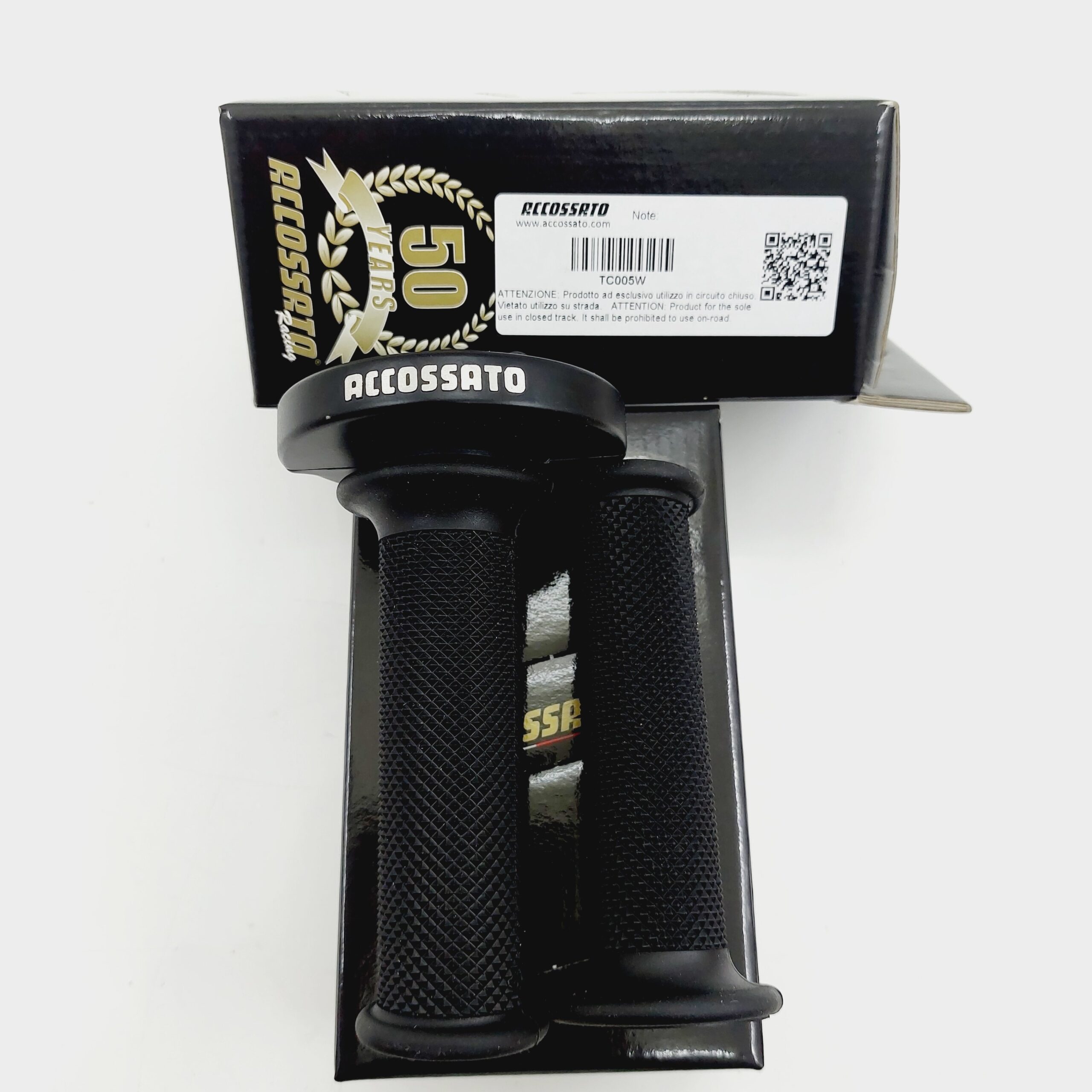 ACCOSSATO SINGLE CABLE THROTTLE GAS WHITE LOGO - Gambar 2