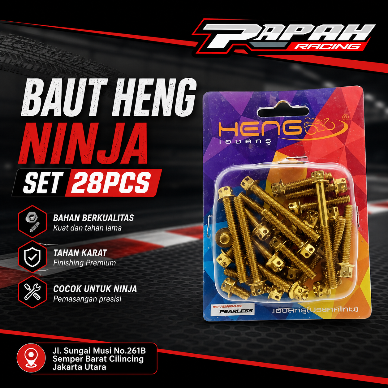 BAUT HENG NINJA SET 28PCS