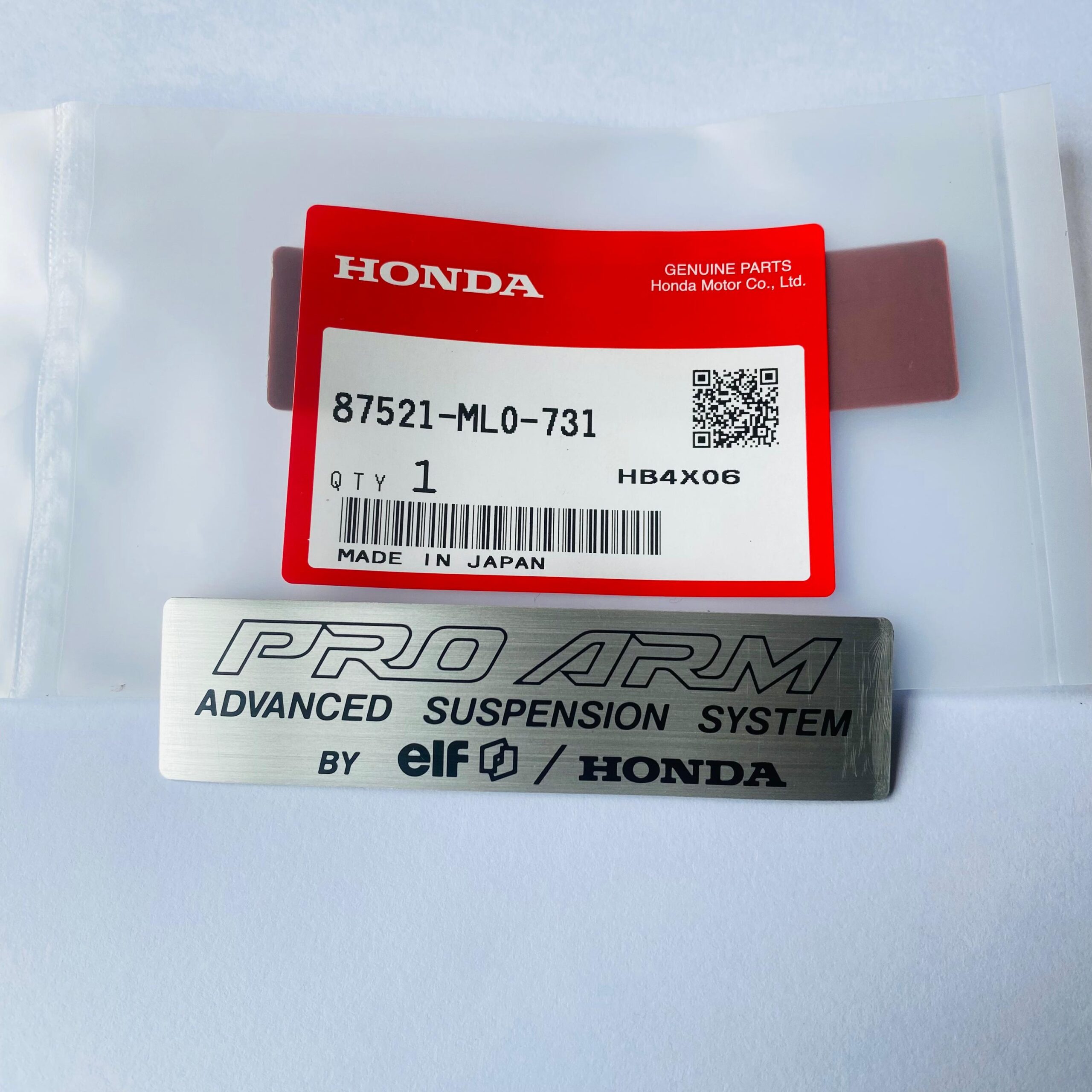 EMBLEM HONDA PRO ARM MC28 NSR DLL - Gambar 2