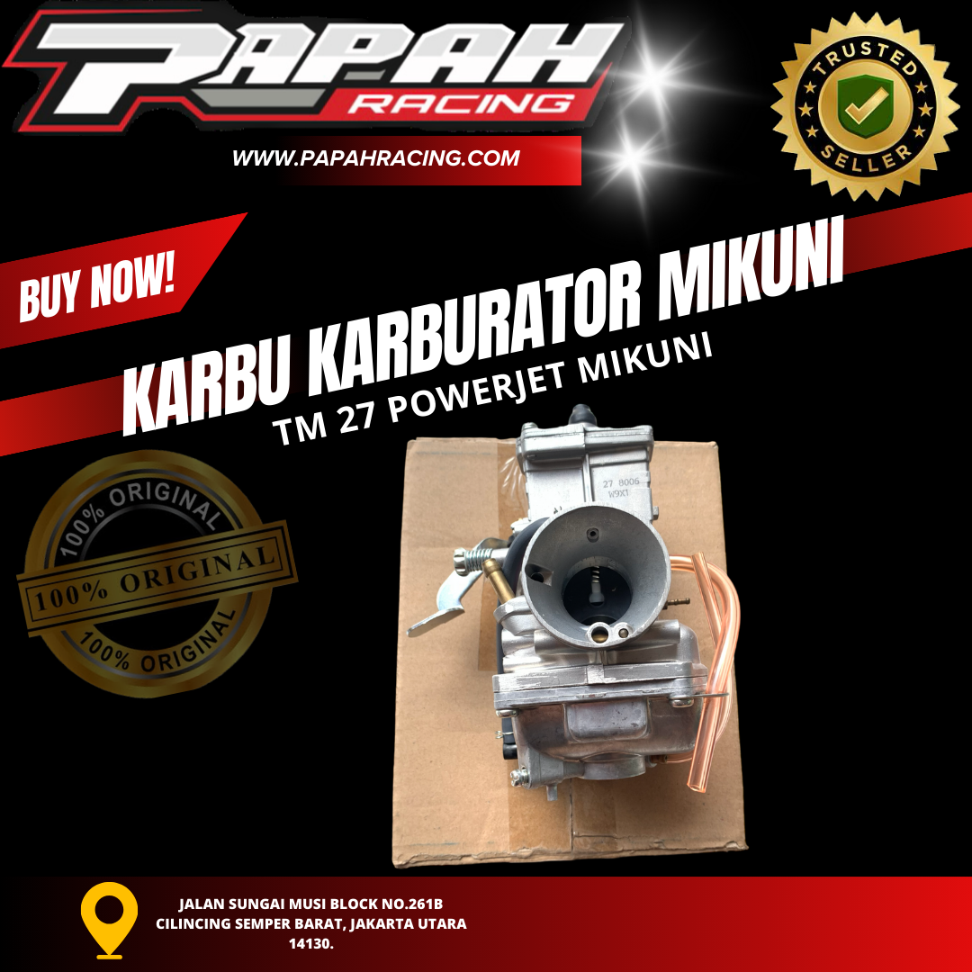 KARBU KARBURATOR MIKUNI TM 27 POWERJET MIKUNI