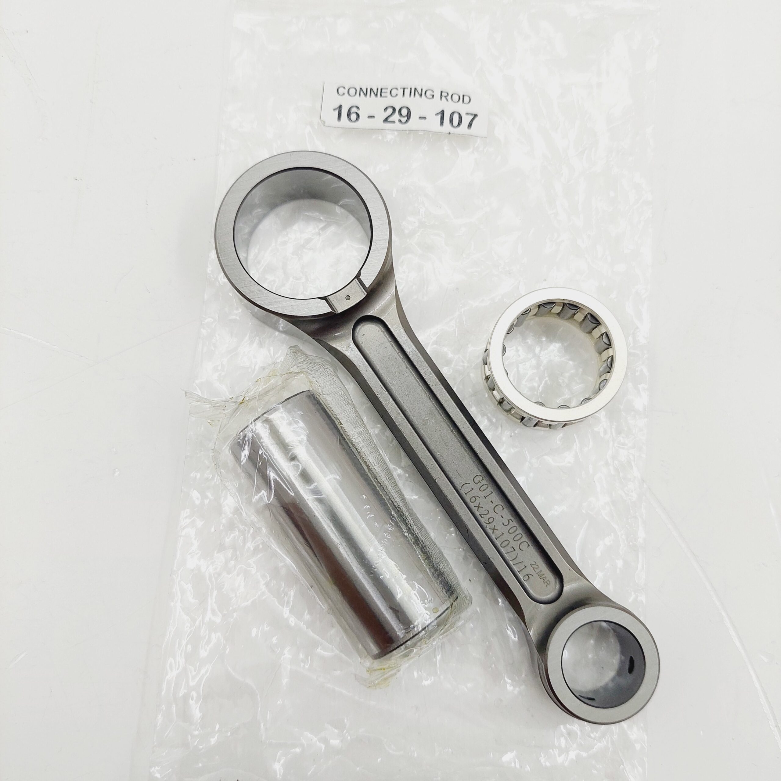 CONROD STANG PISTON LHK YAMAHA RXZ PANJANG LANGKAH 107MM LHK - Gambar 2