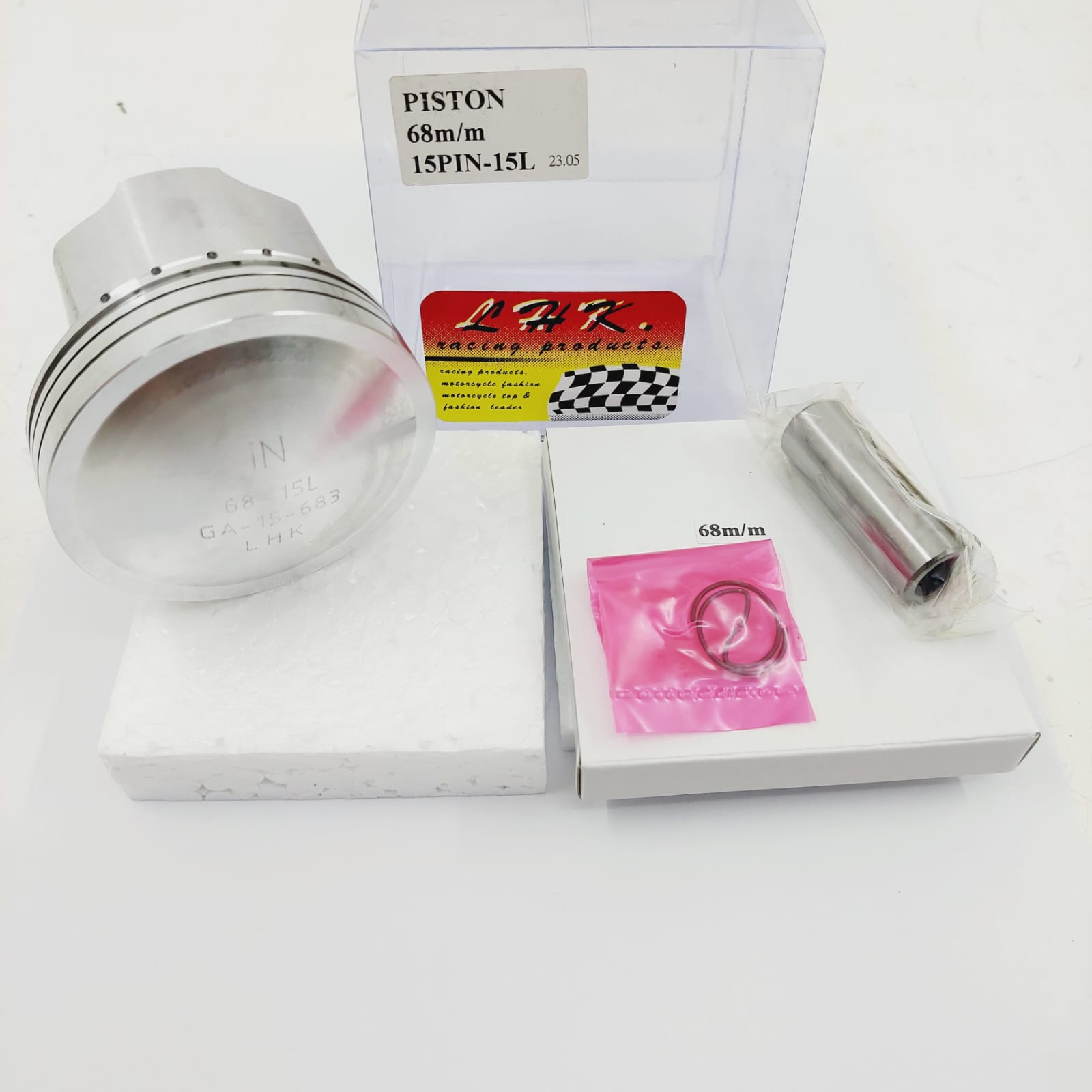 PISTON LHK DIAMETER 68 PEN PIN 15 CASTING LHK - Gambar 2