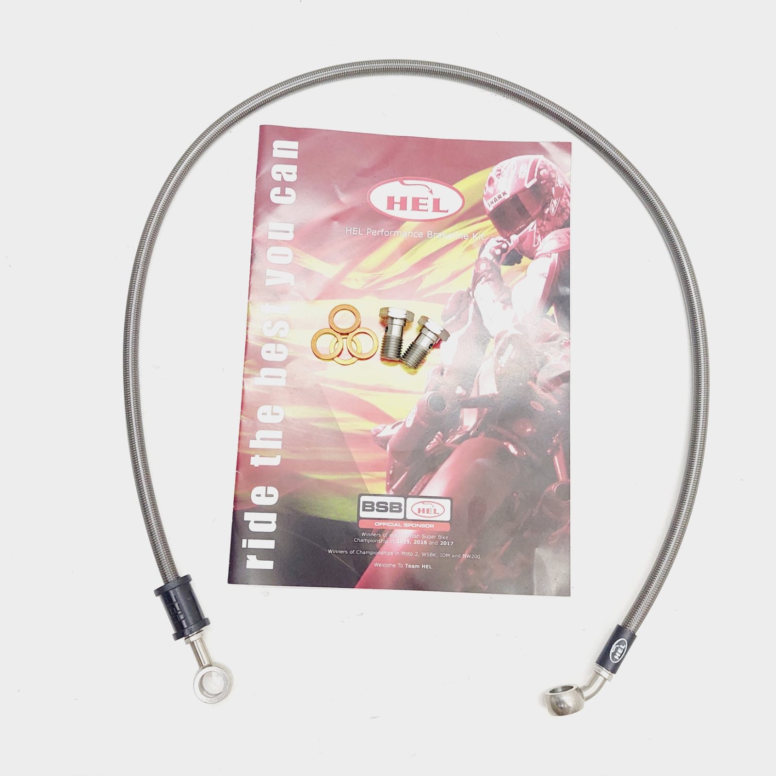 SELANG SLANG HEL WARNA CARBON TITANIUM 45 HEL - Gambar 2