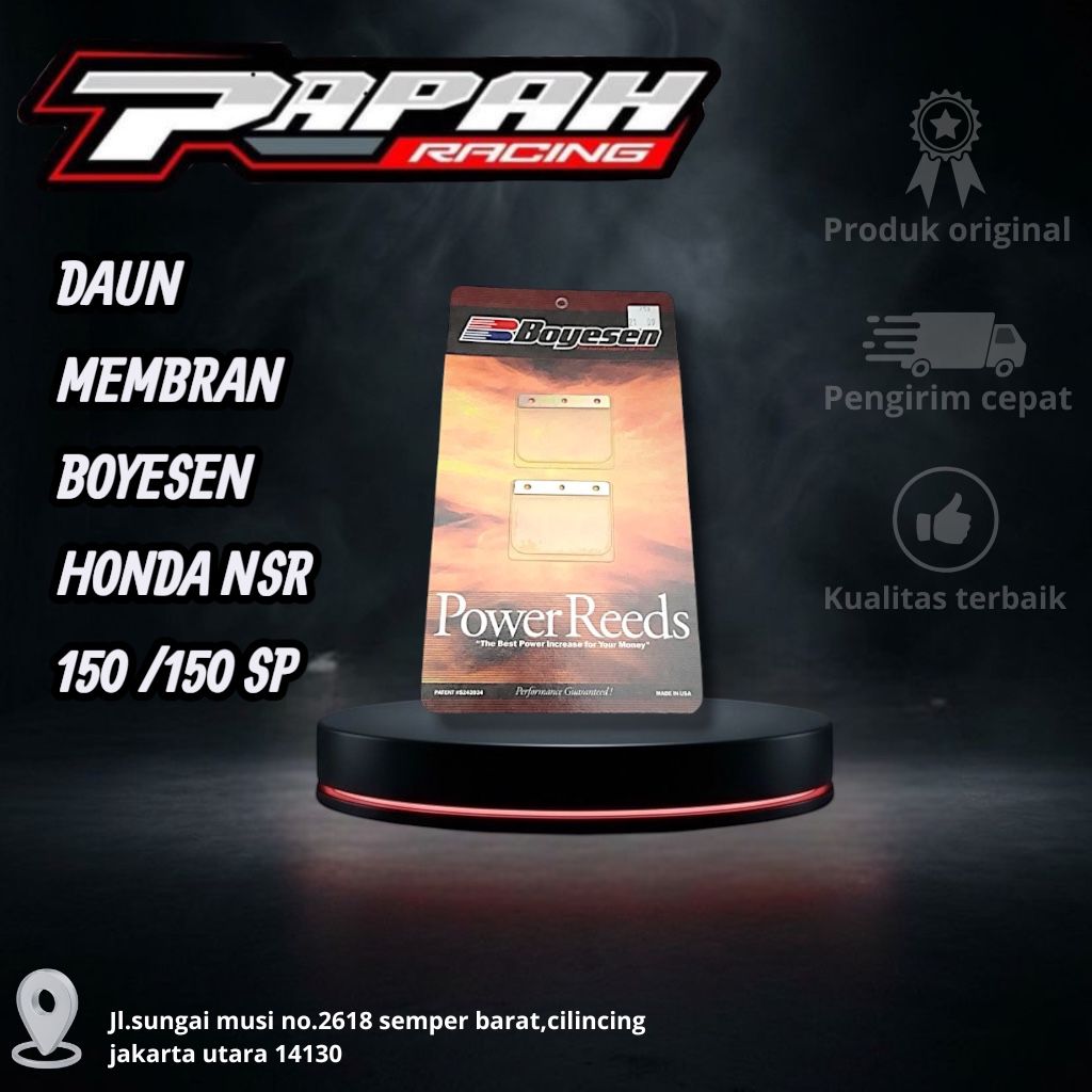 DAUN MEMBRAN BOYESEN NSR 150 SP