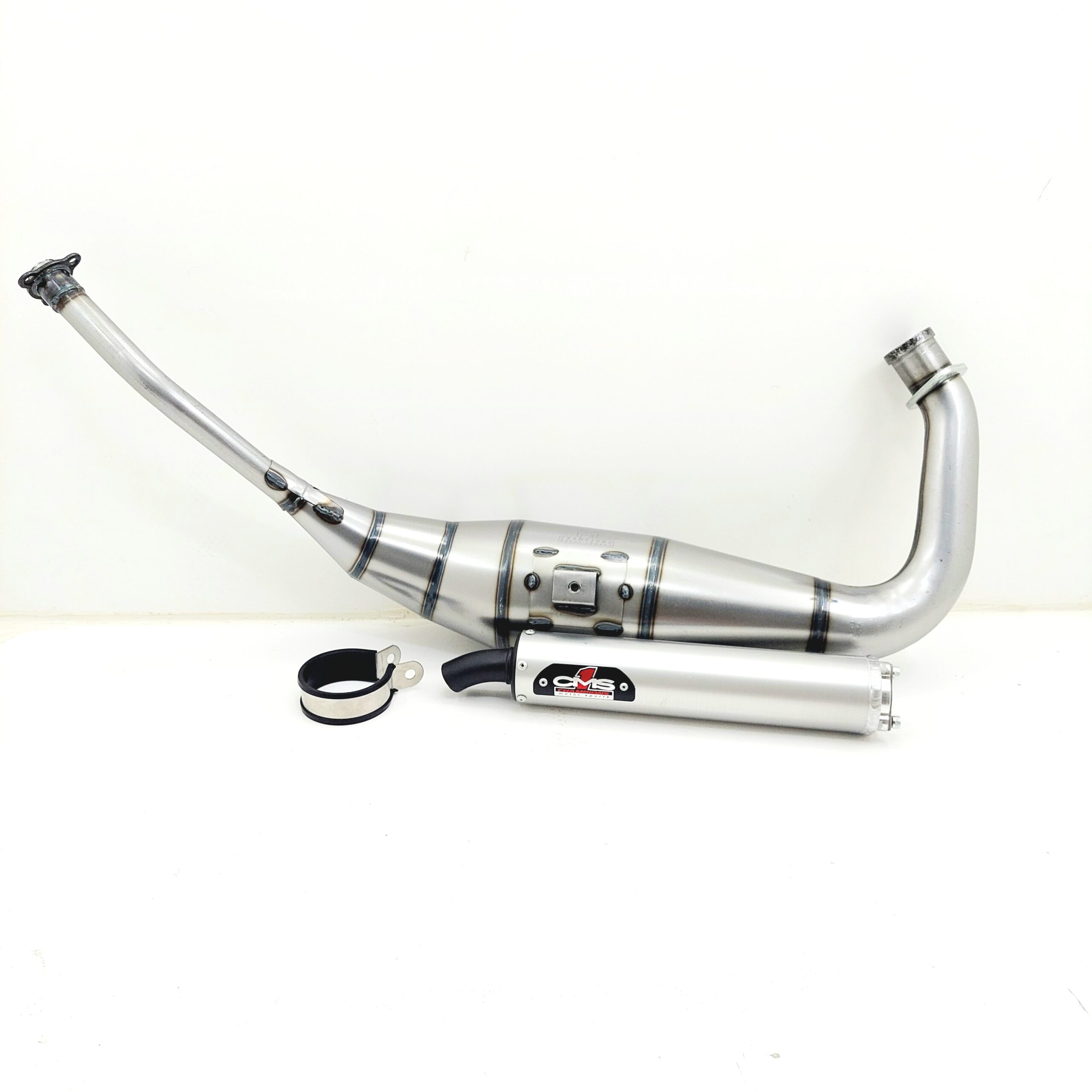 KNALPOT CMS NINJA R SS LEHER L GALVANIS - Gambar 4