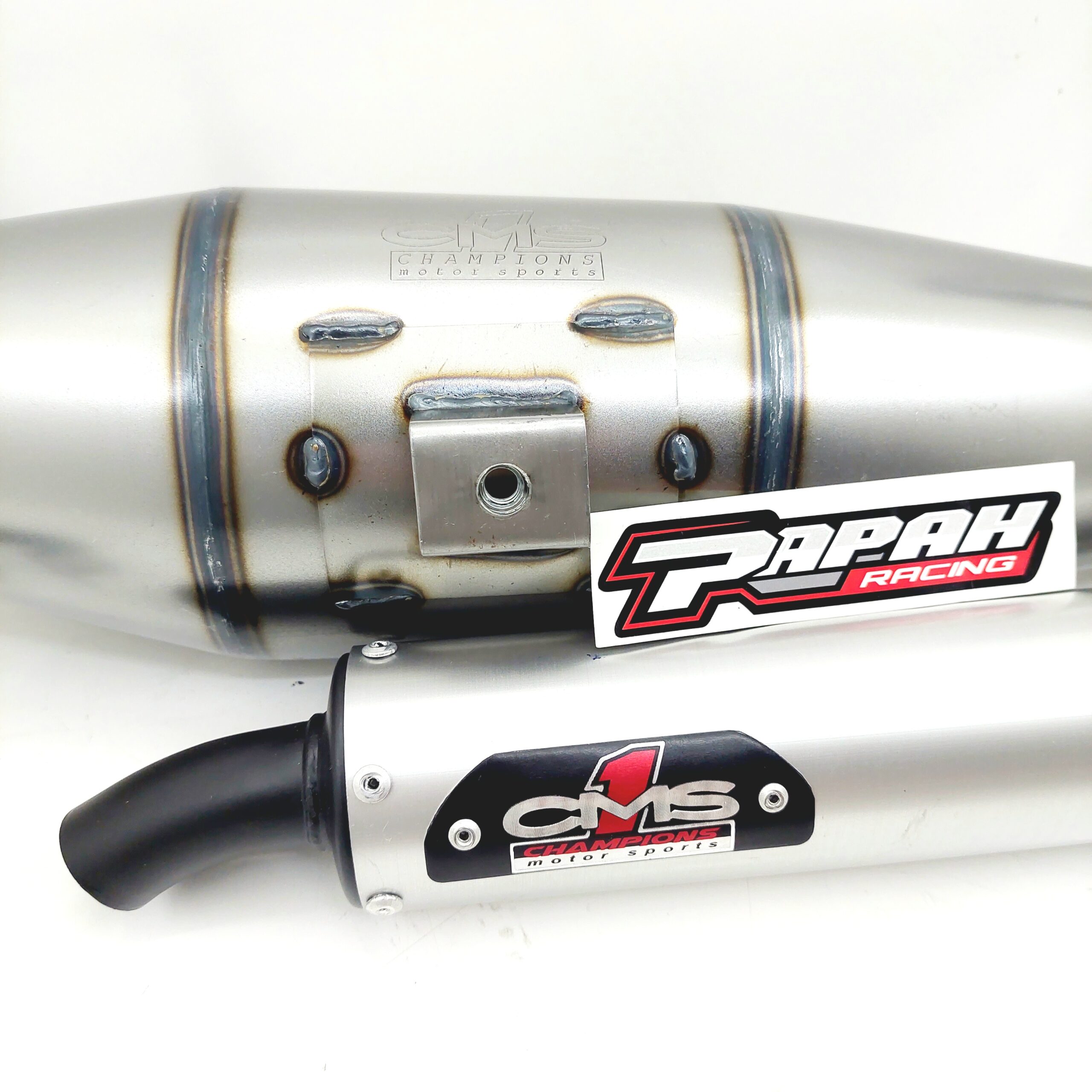 KNALPOT CMS NINJA R SS LEHER L GALVANIS - Gambar 3