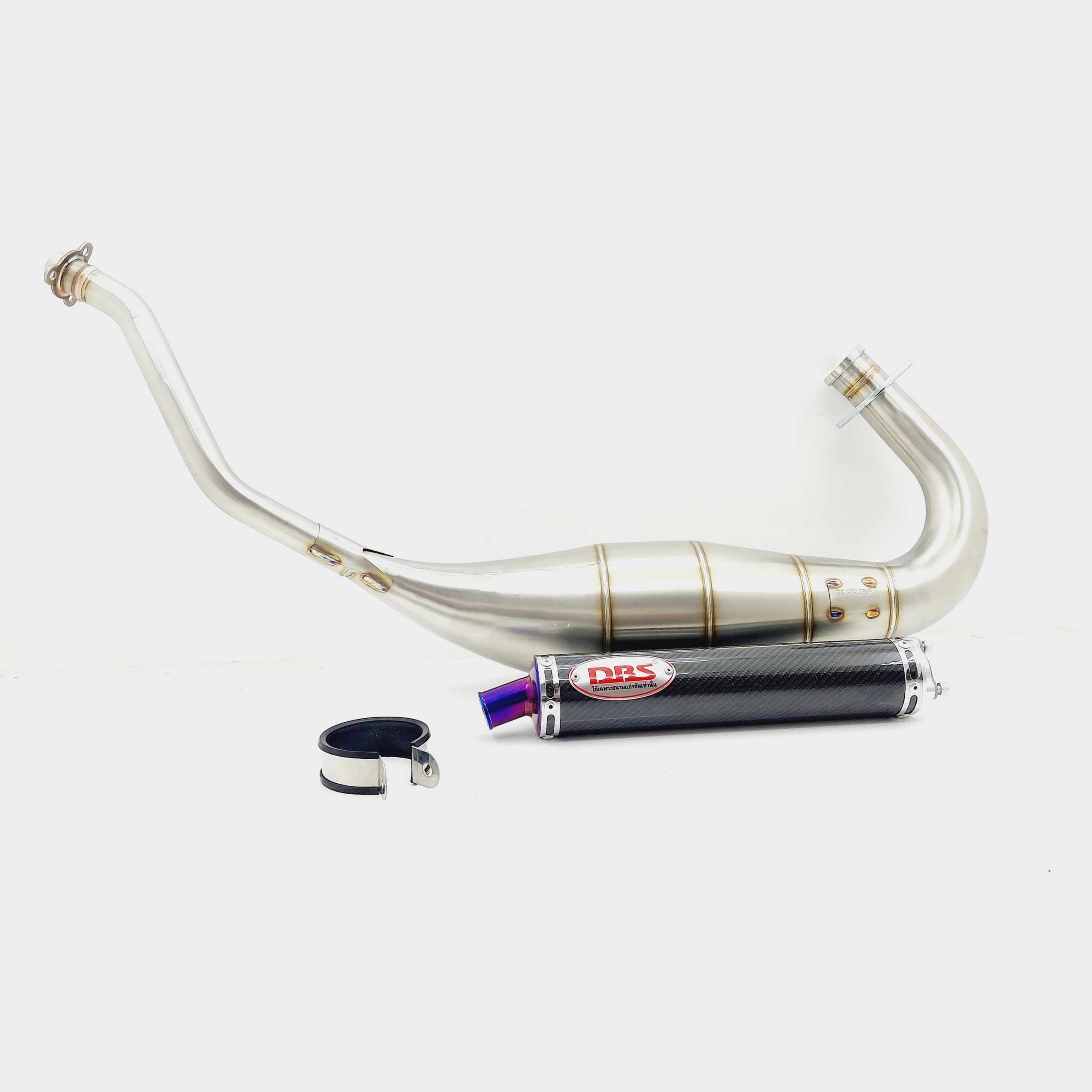 KNALPOT DBS STAINLES COBRA NINJA RR ZX SILENCER CARBON/TITANIUM - Gambar 3