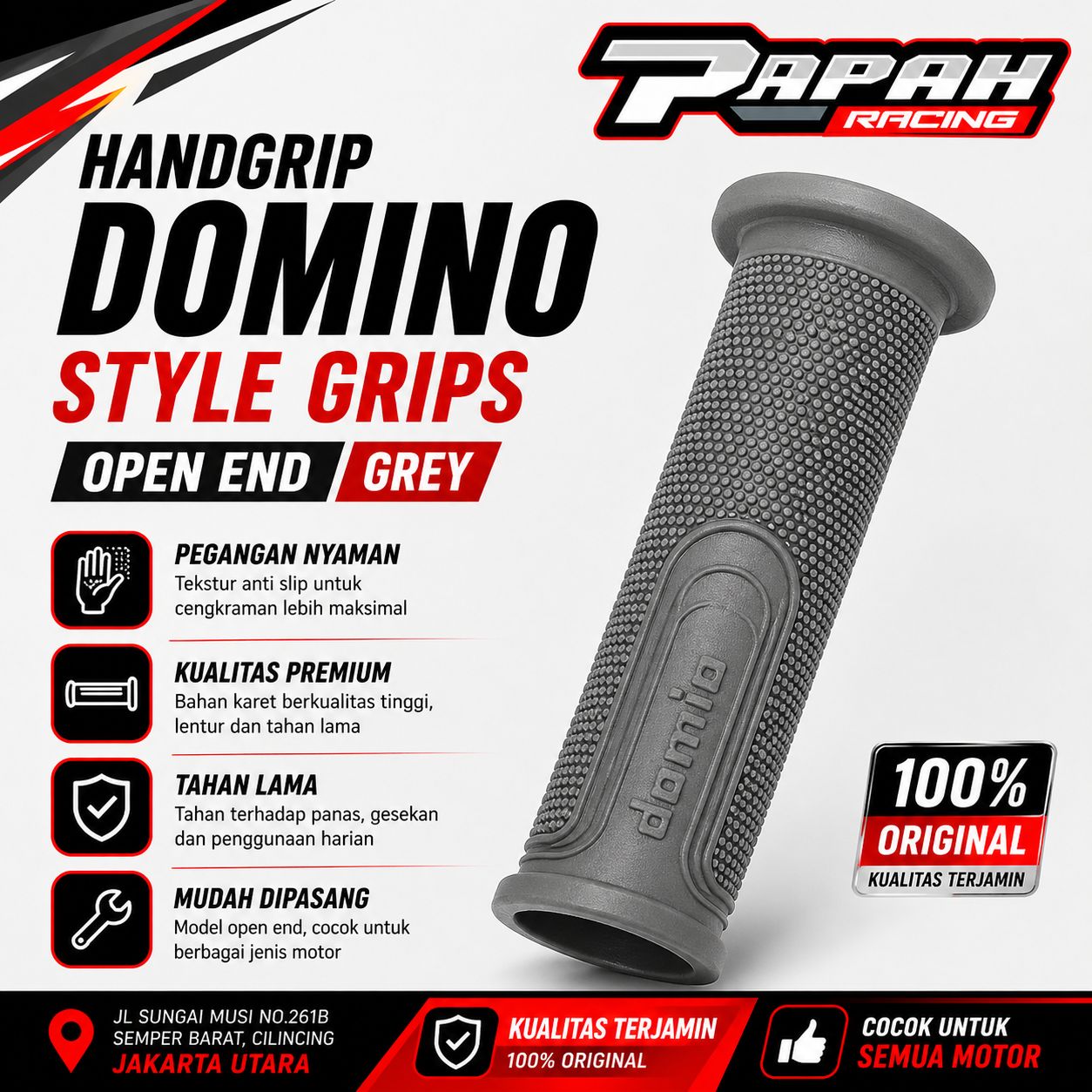 HANDGRIP GRIP DOMINO STYLE GRIP OPEN STYLE