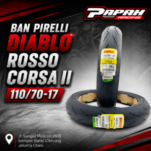 BAN PIRELLI DIABLO ROSSO CORSA II 110/70-17
