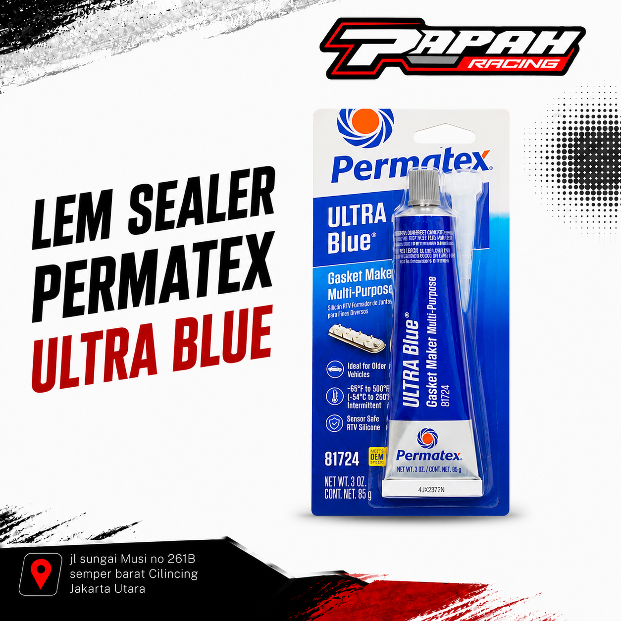 LEM SEALER PERMATEX ULTRA BLUE
