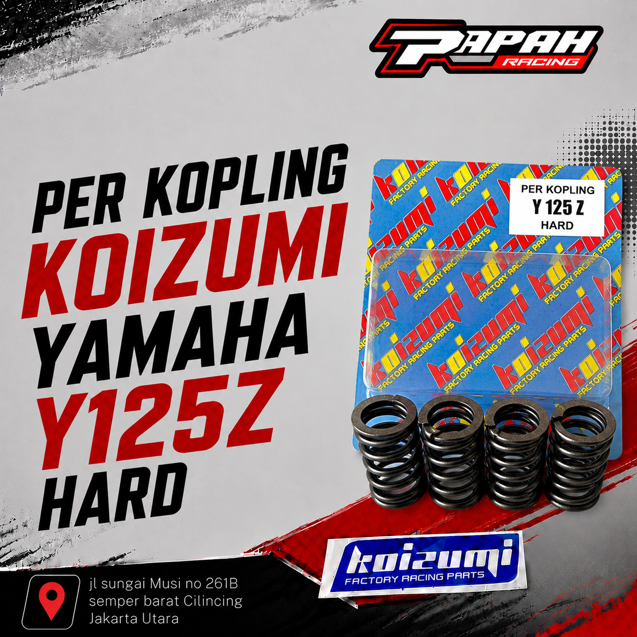PER KOPLING KOIZUMI YAMAHA Y125Z HARD
