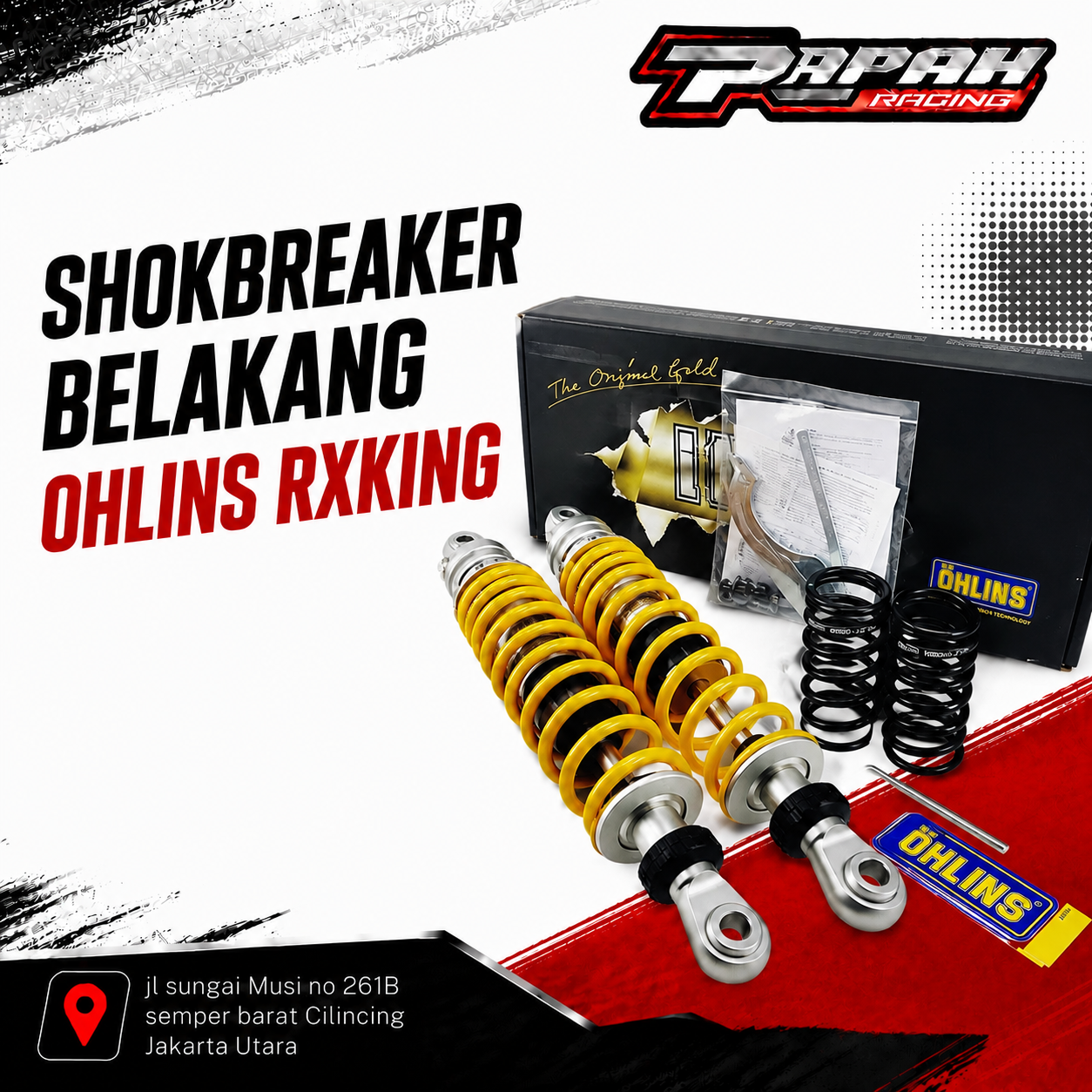 SHOKBREAKER BELAKANG OHLINS RXKING