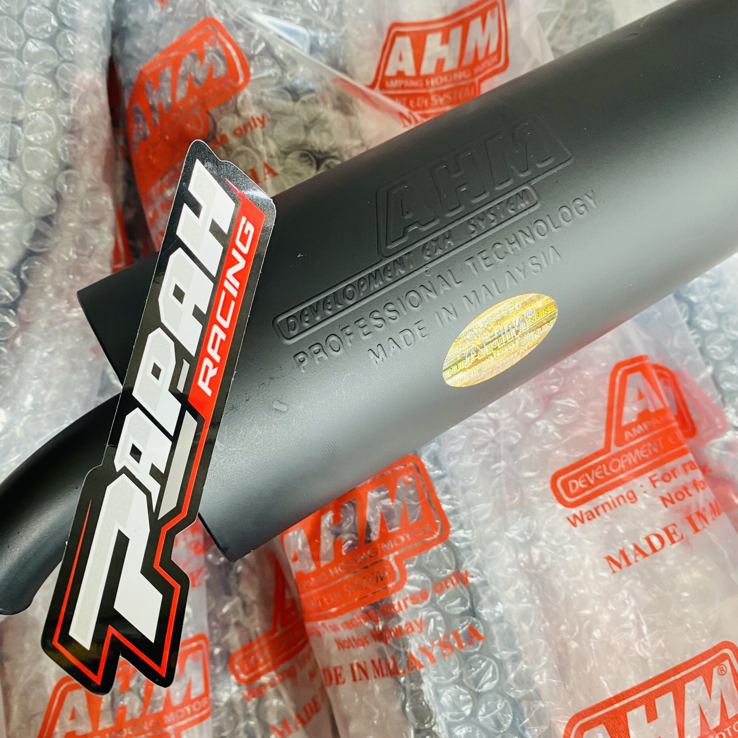 KNALPOT AHM 125Z CHAMBER BLACK SERIES ORIGINAL PRODUCT