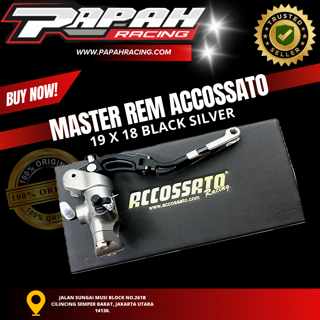 MASTER REM ACCOSSATO 19X18 BALCK SILVER