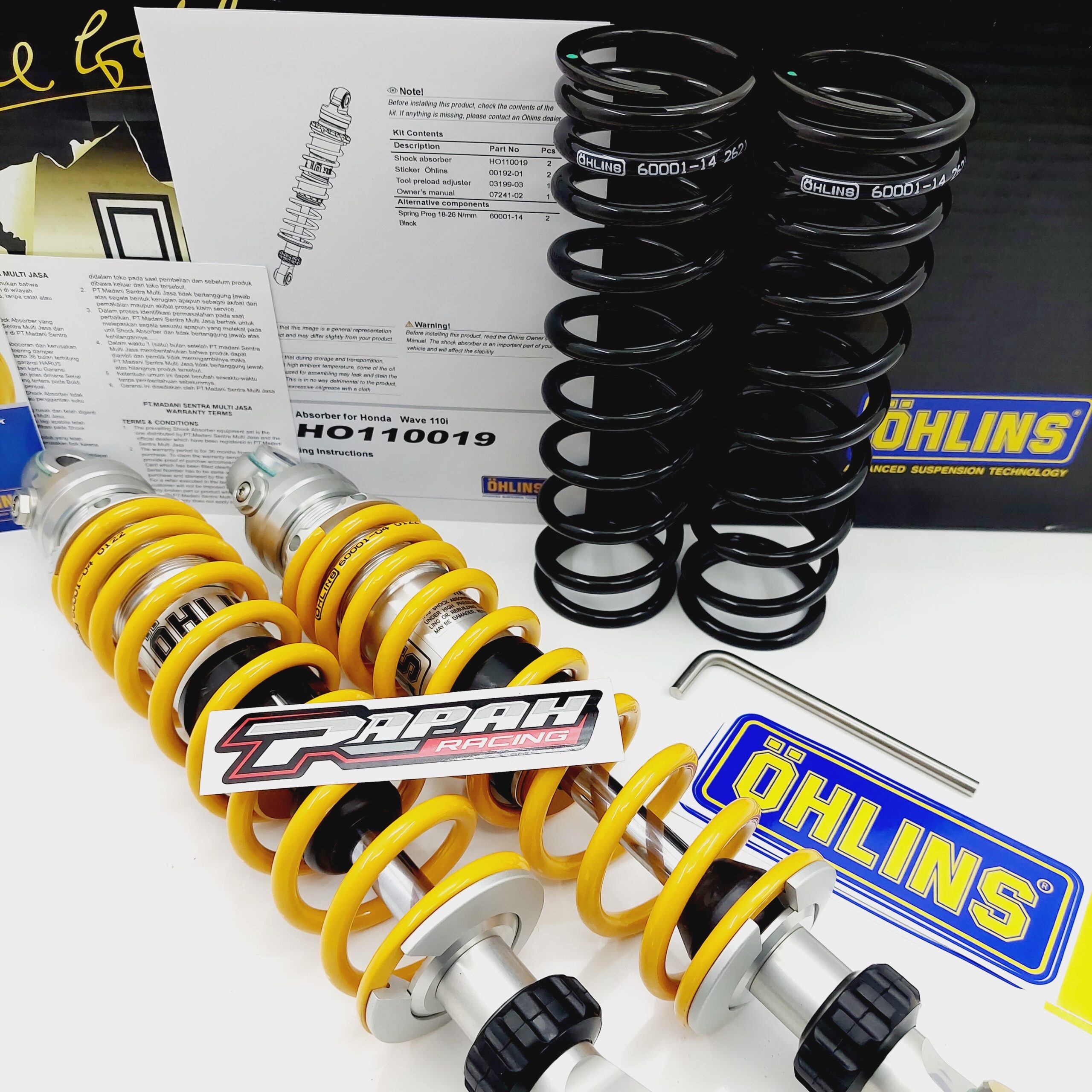 SHOKBREAKER BELAKANG OHLINS RXKING - Gambar 3