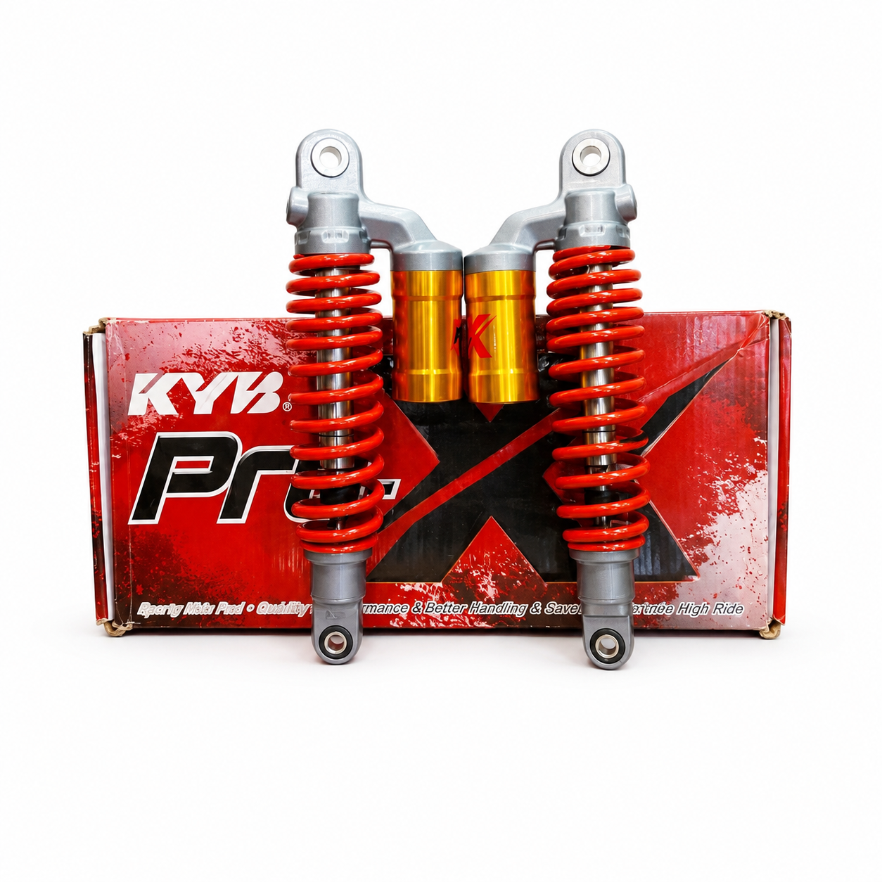 SHOCKBREAKER RXKING KHARISMA KYB 330MM RED - Gambar 2
