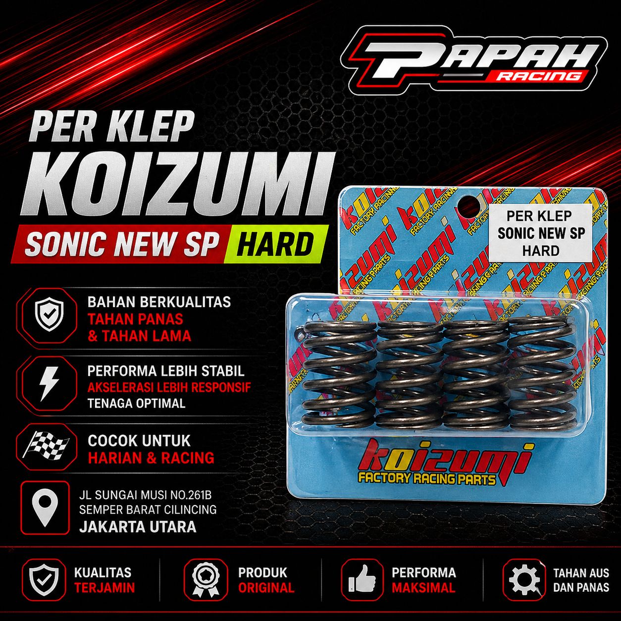PER KLEP KOIZUMI SONIC NEW SP HARD