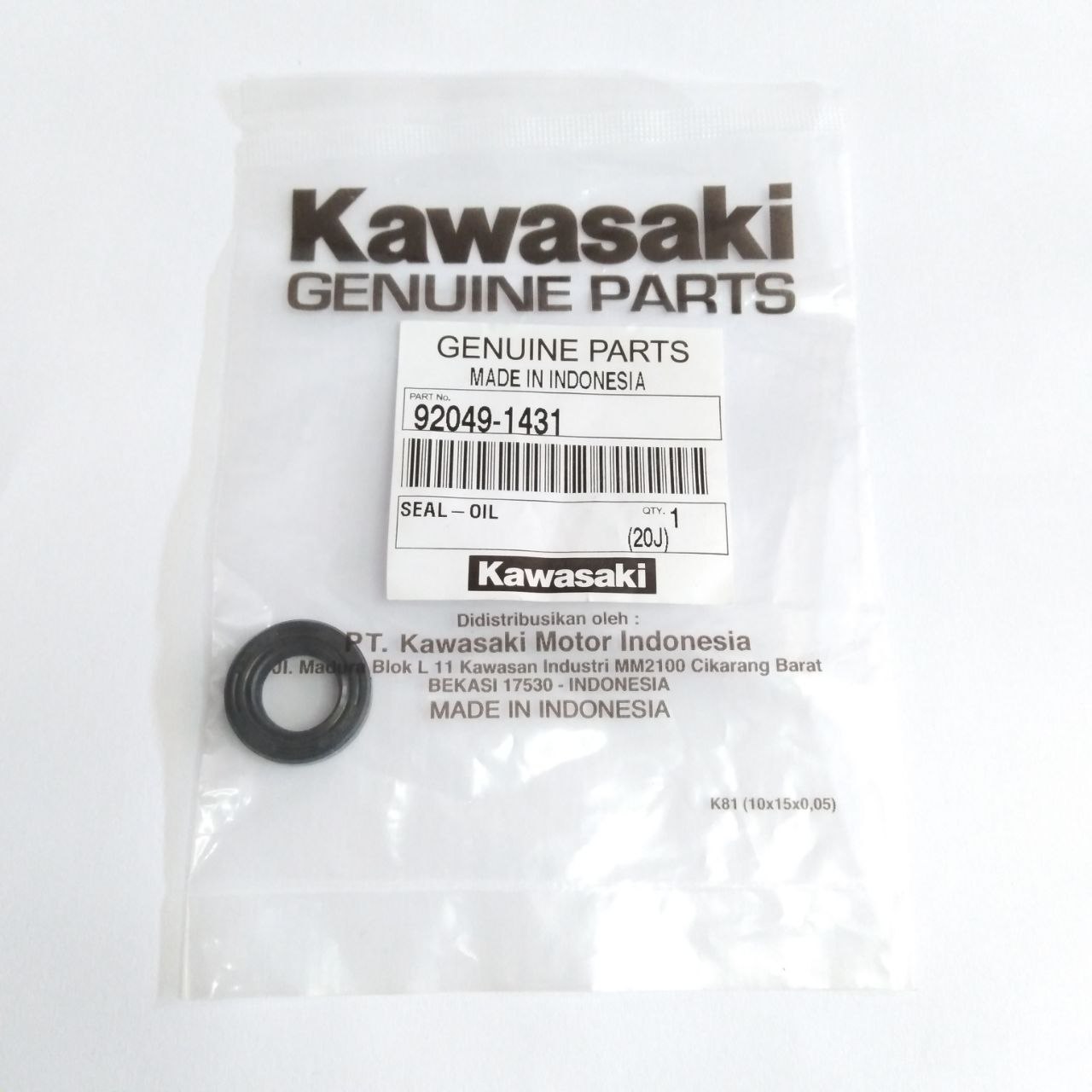 SEAL OIL AS VERSENELING KLX
