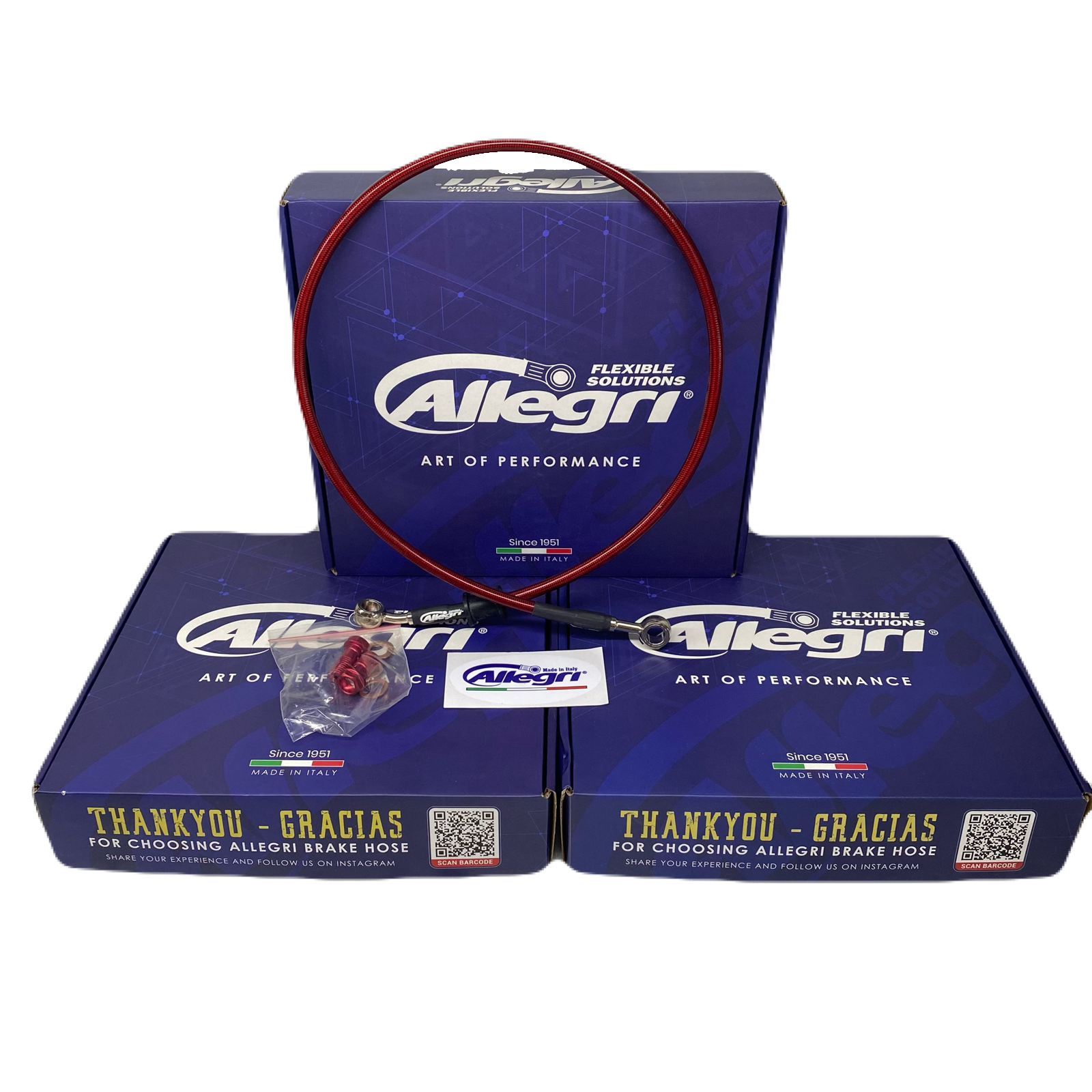 SELANG REM ALLEGRI UNIVERSAL 85 RED MERAH CARBON ORIGINAL PRODUCT