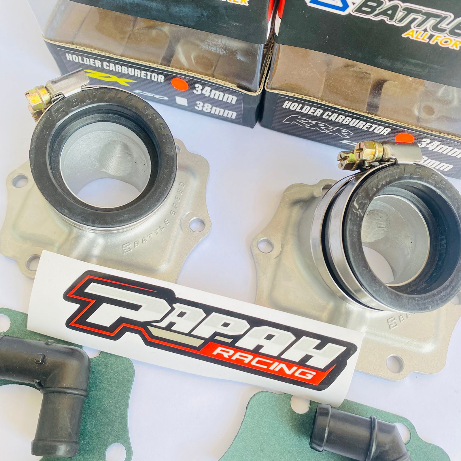 INTAKE MANIPOL NINJA SS R 38MM BATTLESPEED - Gambar 3