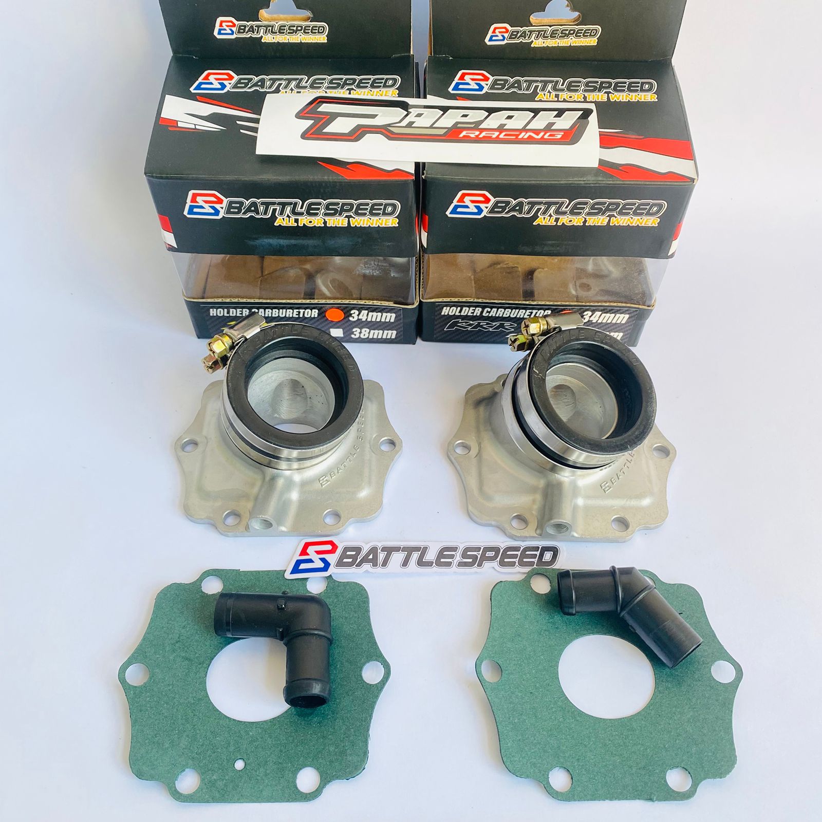 INTAKE MANIPOL NINJA SS R 38MM BATTLESPEED - Gambar 2