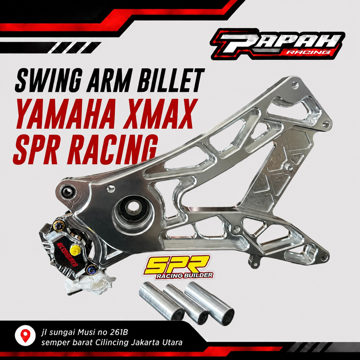 SWING ARM BILLET YAMAHA XMAX SPR RACING