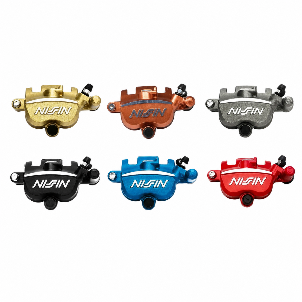 KALIPER NISSIN SAMURAI 2P SUPRA X125 KHARISMA REVO BLADE 220MM 260MM - Gambar 2