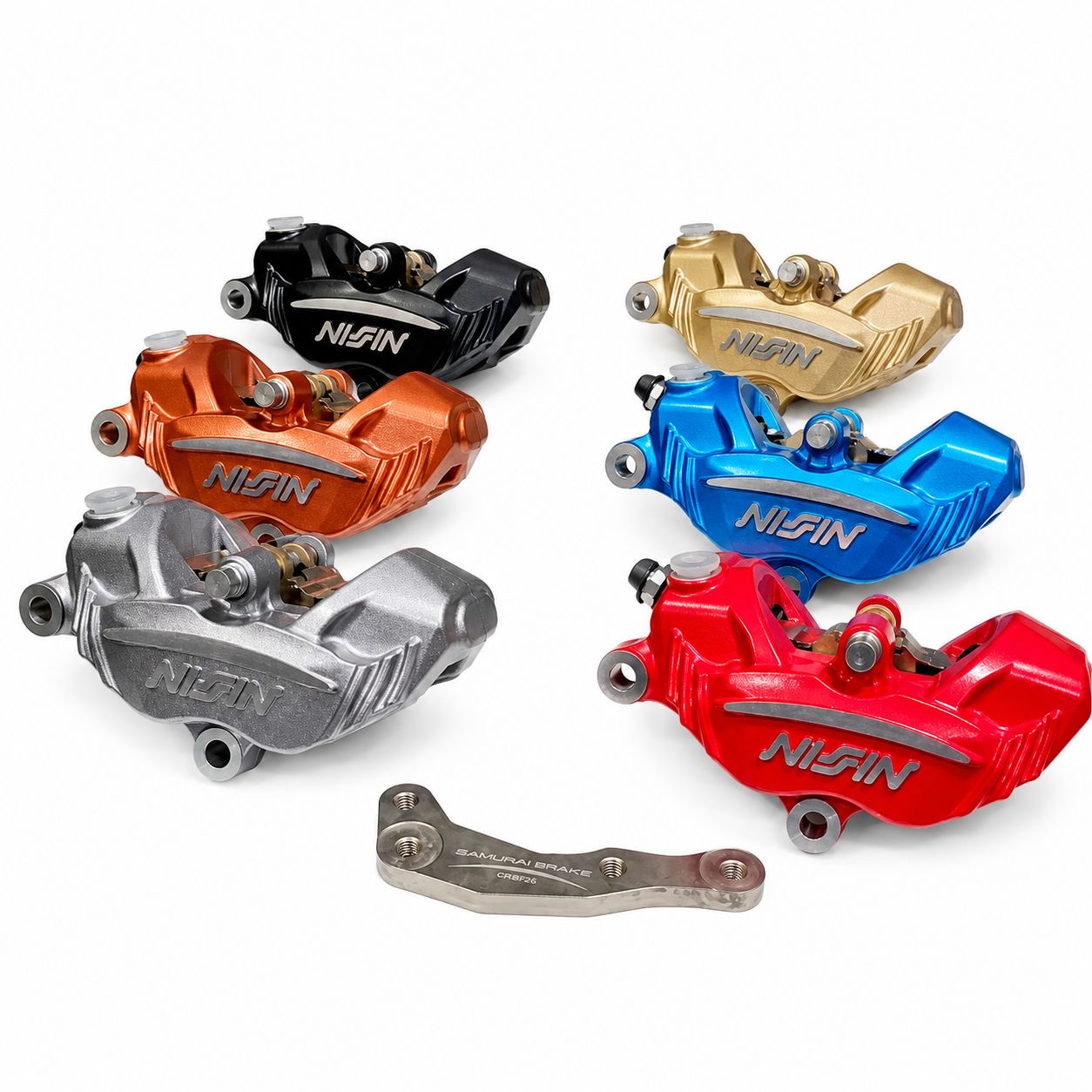 Caliper nissin samurai brake 2 piston pnp nmax old new - Gambar 2