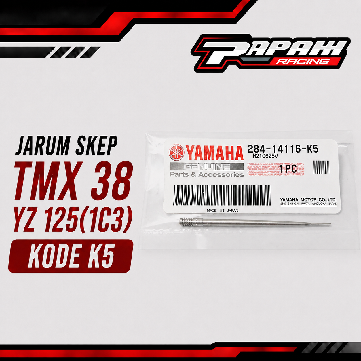 JARUM SKEP TMX 38 YZ 125(1C3) KODE K5