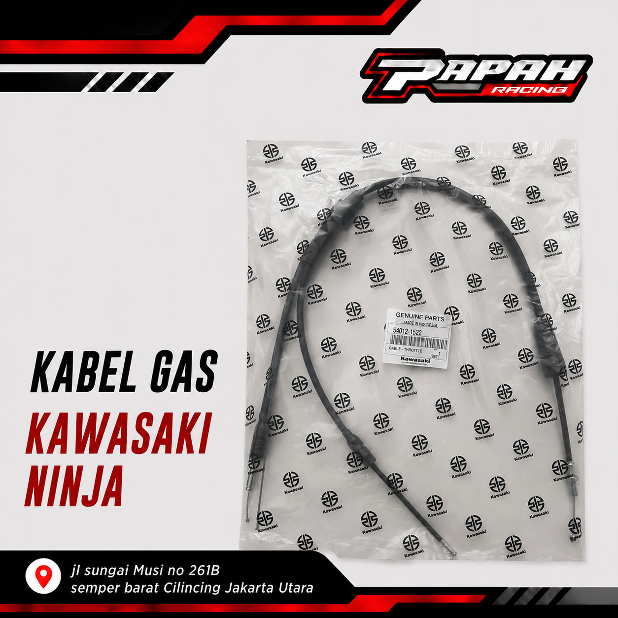 KABEL GAS KAWASAKI NINJA