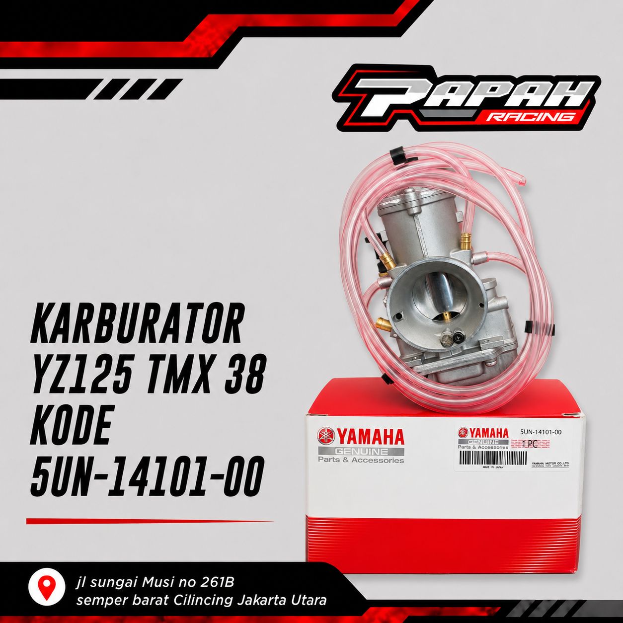 KARBURATOR YAMAHA YZ 125 TMX 38 KODE 5UN - Gambar 2