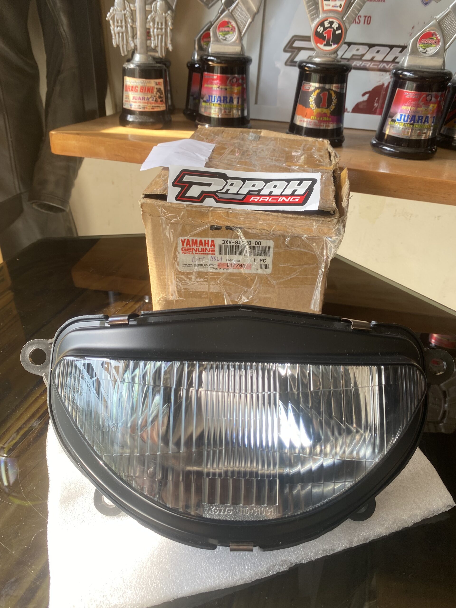 HEAD LAMPT LAMPU DEPAN ASSY YAMAHA TZM 150 - Gambar 2