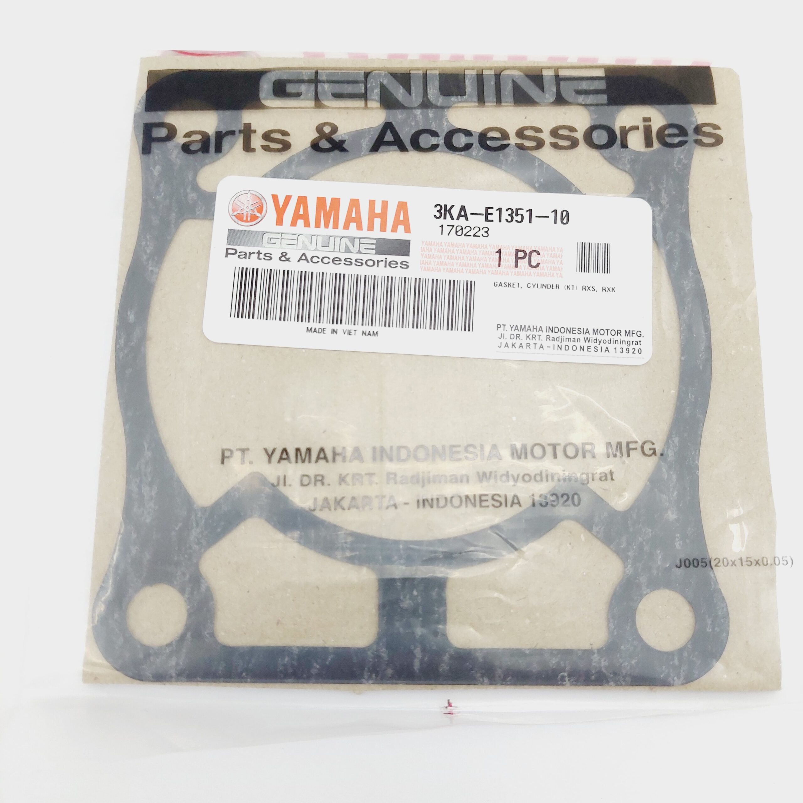 PAKING CYLINDER BLOCK BLOK YAMAHA RXKING - Gambar 2