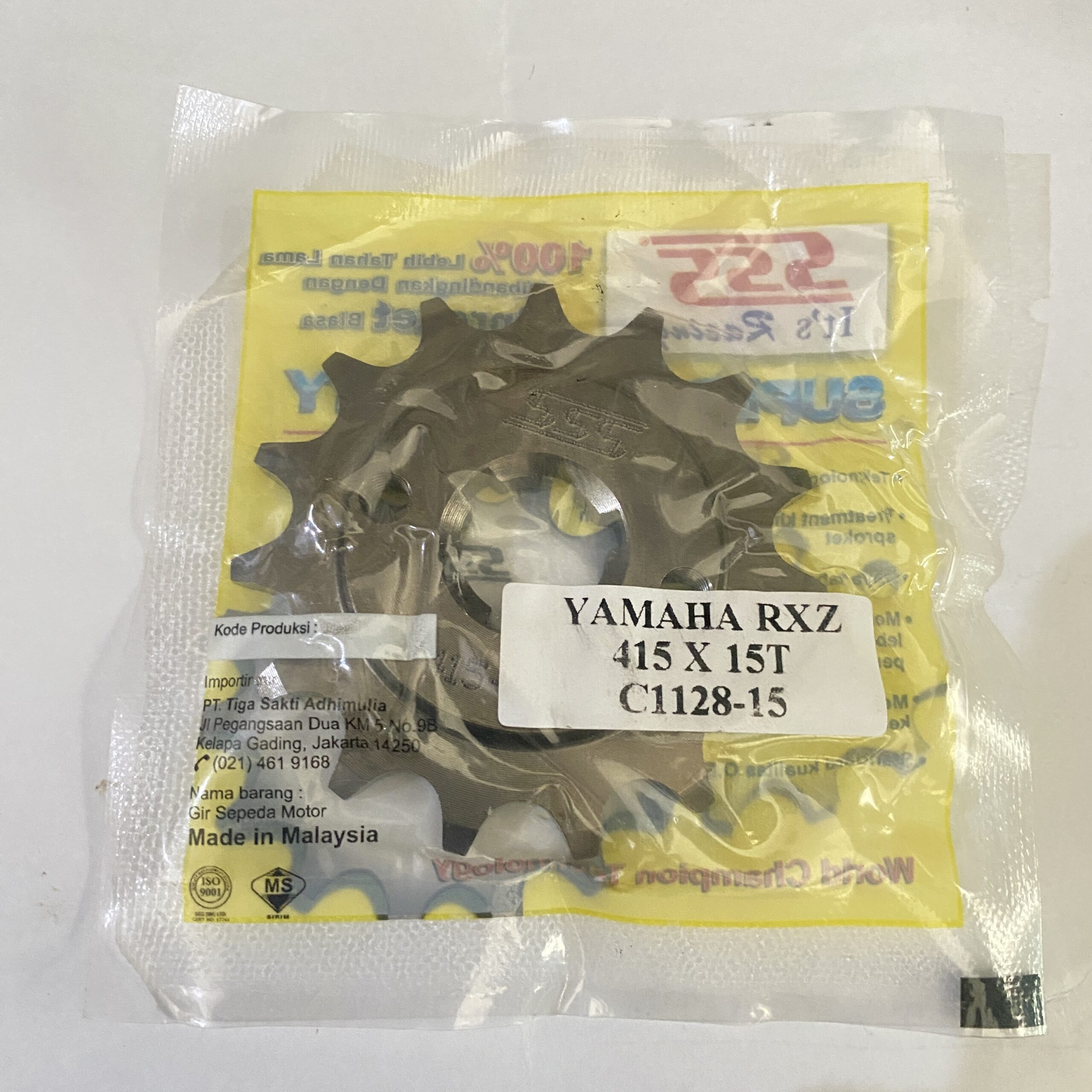 GEAR DEPAN SSS RXZ 415-15T - Gambar 5