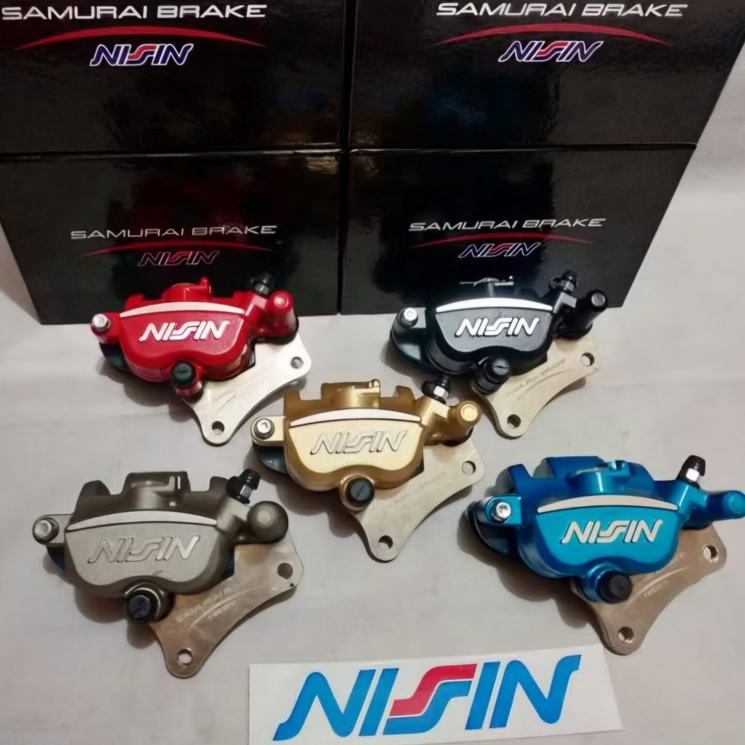 KALIPER NISSIN 2P SATRIA FU SATRIA 2T NINJA 2T 290MM 320MM - Gambar 2