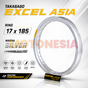 Velg Excel Takasago Silver 17x1.85 Original