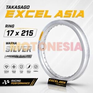 Velg Excel Takasago Silver 17x215 Original