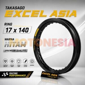 VELG EXCEL TAKASAGO HITAM 17X140 ORIGINAL - VELG MOTOR RACING RING 17