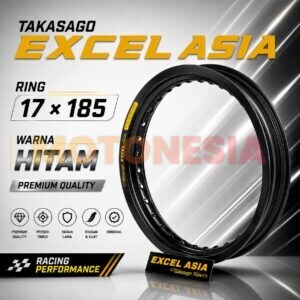 Velg Excel Takasago Hitam 18x185 Original