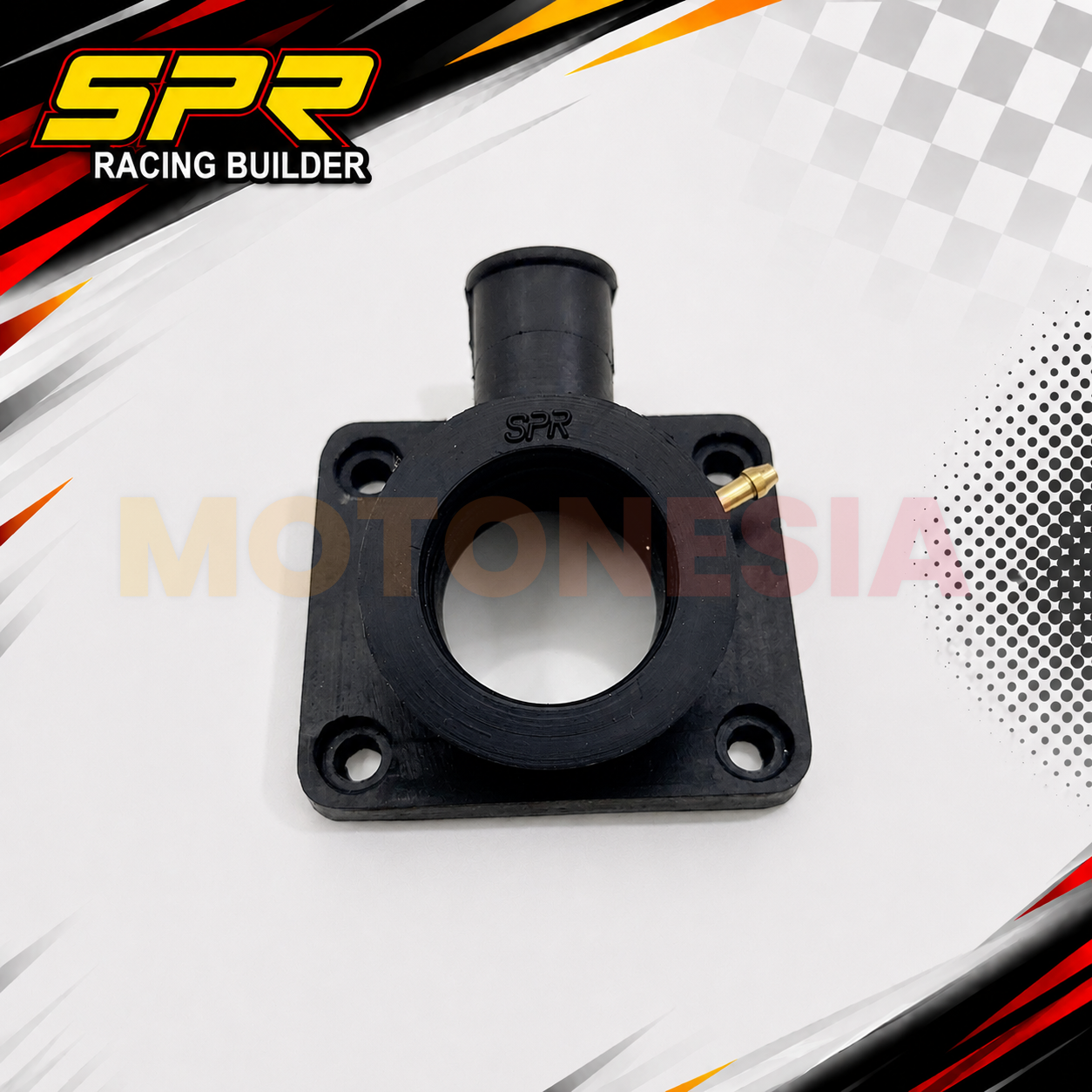 KARET INTAKE YAMAHA RXKING 28MM SPR LENGKAP LUBANG OLSAM 2