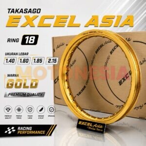 VELG EXCEL TAKASAGO ASIA RING 18 GOLD / EMAS UKURAN 1.60 1.85 2.15 ORIGINAL