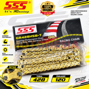 RANTAI MOTOR SSS HSBT 428 PANJANG 120